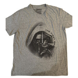 Disney Star Wars Shirt Mens XL Gray The First Order Kylo Ren Tee Movie Graphic